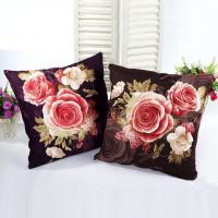Home Decor Printing Dyeing Peony Sofa Bed Home Decor Pillow Case Cushion Cover
