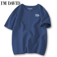 I M DAVID short sleeve T-shirt man summer new fashion wind leisure joker loose off popular logo bigger sizes