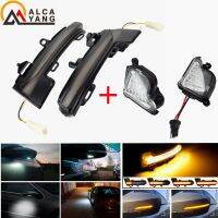 LED Under Mirror Light Puddle Lamp For Skoda Octavia Mk3 A7 5E Rearview Mirror Lamp Blinker Indicator For VW T-roc Troc T-cross