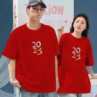 【New】D&amp;yc 2023 ใหม่ เสื้อยืด คอกลม แขนสั้น พิมพ์ลาย เสื้อผ้าแฟชั่น สําหรับผู้หญิง ผู้ชาย