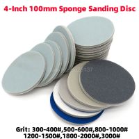 1Pcs 4 Inch 100MM Sanding Discs Hook Loop Sandpaper Round Disk Sand Sheet Polishing Paper Sponge Water Grinding Power Tool