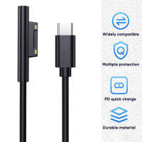 Xiao 15โวลต์3A อย่างรวดเร็วชาร์จ USB Type-C แหล่งจ่ายไฟชาร์จอะแดปเตอร์สายเคเบิลได้อย่างรวดเร็วสำหรับ Surface Pro 3 4 5 6