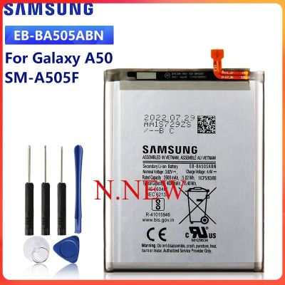 แบตเตอรี่ แท้ Samsung Galaxy A50 A30 A30s A505F EB-BA505ABN 4000mAh แบต A50 พร้อมชุดถอด