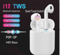 lulu  หูฟังบลูทูธ  Bluetooth 5.0 ของแท้100% TWS หูฟังบลูทูธไร้สาย earphone TWS true stereo headset with mic and charging case เหมาะสำหรับอุปกรณ์บลูทูธทั้งหมด รับประกัน5ปี