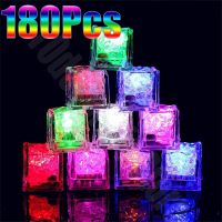 Waterproof Led Ice Cube Multi Color Flashing Glow in The Dark Light Up for Bar Club Drinking Party Wine Decoration