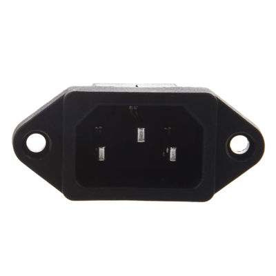IEC 320 C14 Male Plug 3 Pins PCB Panel Power Inlet Socket Connector