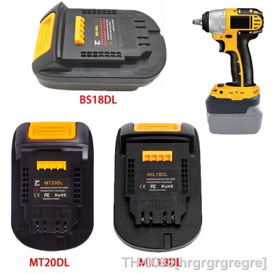 ✷ hrgrgrgregre Conversor de adaptador bateria para makita bosch milwaukee 18v li-ion converter dewalt 20v ferramenta elétrica