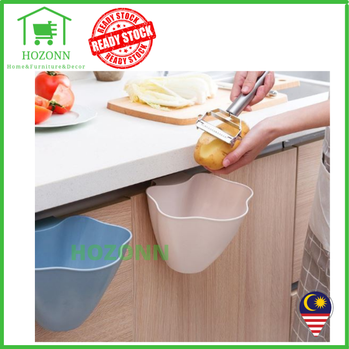 HOZONN Tong Sampah Plastic Cabinet Dustbin Kitchen Garbage Bag Holder ...