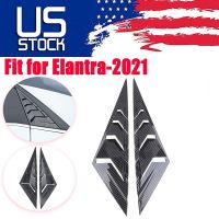 Fit For Hyundai Elantra Avante CN7 2021 Rear Side Window Louvers Quarter Window Spoiler Panel Fake Vent CB Look Car Accessories