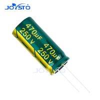 Higt quality 250V470UF 250V 470UF 18x40 low ESR/impedance high frequency aluminum electrolytic capacitor 250V 470UF 18x40MM