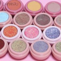 Single Portable Eye Shadow 20 Colors Matte Shimmer Eye Shadow Plate Easy To Color Long Lasting Eyeshadow Makeup TSLM1