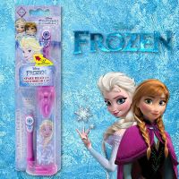 Disney Frozen Battery Powered Toothbrush With Advanced Cleaning Dual Head and Toothbrush Cap แปรงสีฟันอัตโนมัติรุ่นพิเศษสำหรับเด็กลิขสิทธิ์แท้จากดีสนีย์พร้อมส่ง