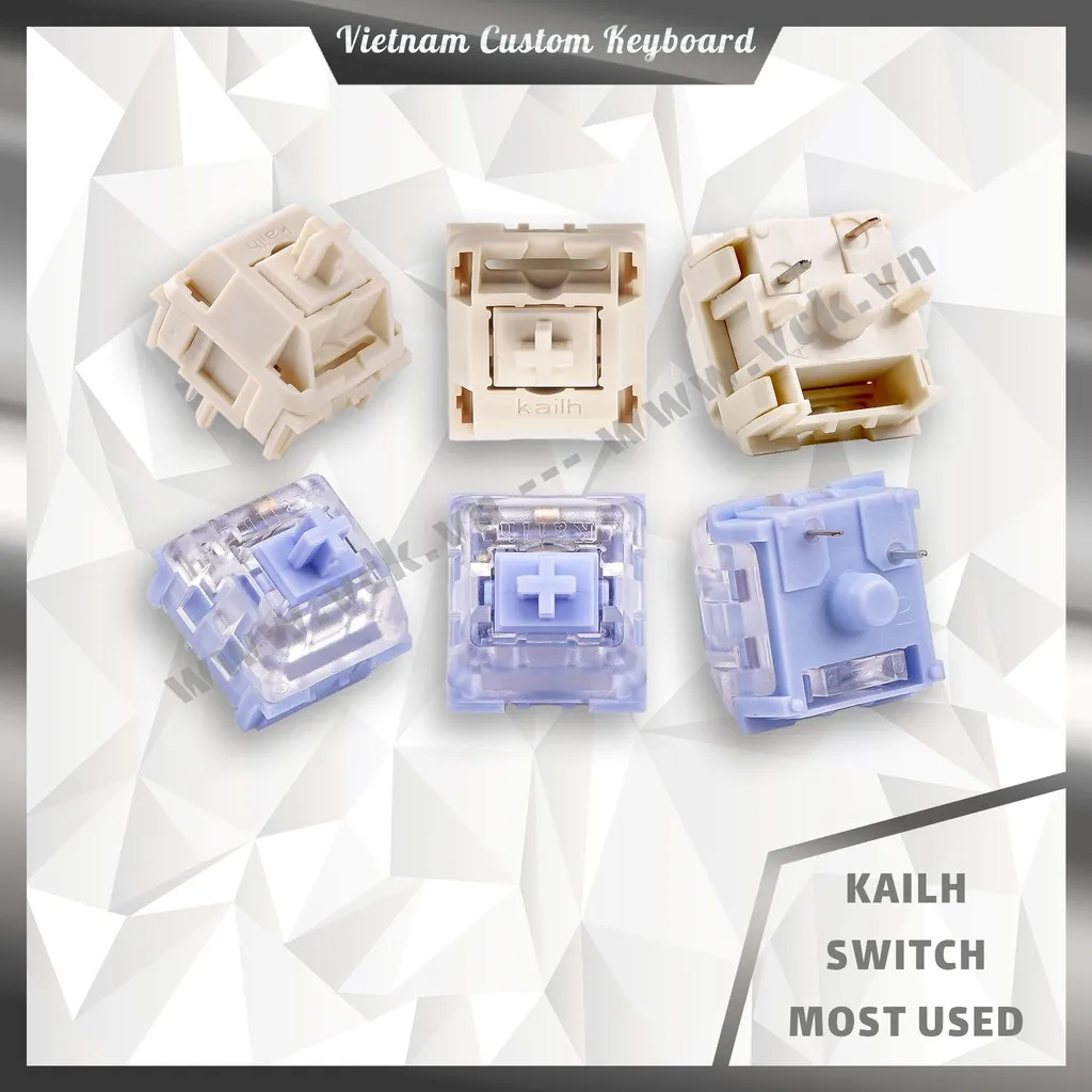 Kailh Switch Most Used Cream Polia NovelKeys X Kailh VCK