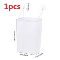 Portable Wall Hanging Laundry Basket Underwear Socks Barrel Bucket Clothing Storage Bag Foldable Bathroom Organizer