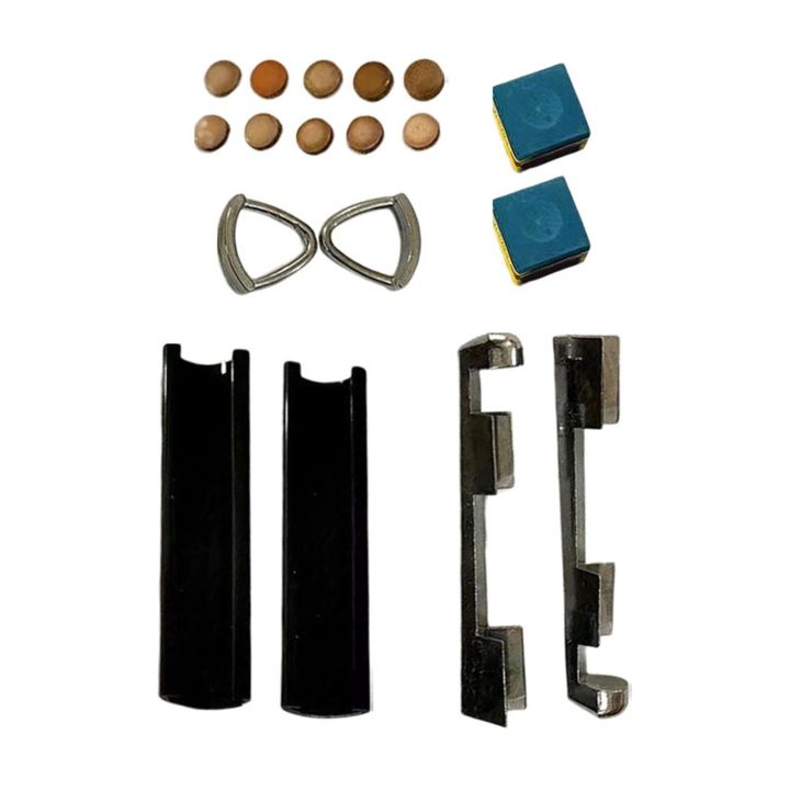 lz-set-of-16x-pool-cue-tip-repair-kit-snooker-table-pool-accessories-professional-chalk-cubes-billiard-cue-tips-replacement