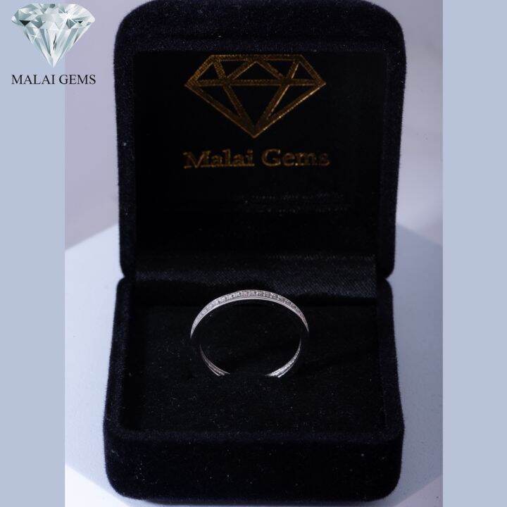 malai-gems-แหวนเพชร-เงินแท้-925-เคลือบทองคำขาว-ประดับเพชรสวิส-cz-รุ่น-151-1r157932-แถมกล่อง-แหวนเงินแท้-แหวนเงิน