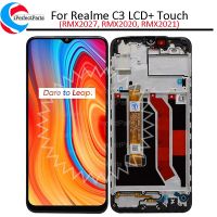 6.5 ต้นฉบับสำหรับ OPPO Realme C3 RMX2027แอลซีดี,RMX2020,จอแสดงผล RMX2021พร้อมหน้าจอดิจิตอลสัมผัสขอบจอสำหรับ Realme C3แอลซีดี