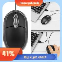 HONEYDEWD มืออาชีพ แล็ปท็อป ออปติคัล สำนักงานที่บ้าน เกม เมาส์แบบมีสาย USB แสงพื้นหลัง เมาส์เกมมิ่ง