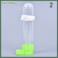 ruyifang PET BIRD Feeder นกแก้วให้อาหารน้ำดื่มถ้วยชามกรง Auto Feeder Supplies