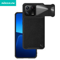 สำหรับ Xiaomi Mi 13เคส NILLKIN CamShield พื้นผิวเคสหนังกล้องเลื่อนความเป็นส่วนตัวการป้องกันฤดูใบไม้ผลิ Xiaomi Mi ที่ครอบสำหรับ Xiaomi 13 Pro