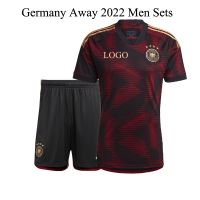 shot goods [Men Set]2022-23 Germany Away Kits Football Jersey Set Adults Jersey Shorts Mens Soccer Suit S-2XL