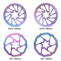 MOQIA แผ่นเหล็กเคลือบจักรยานเสือหมอบจักรยานเสือภูเขาอะไหล่รถจักรยาน160/180มม. MTB สแตนเลสดิสก์เบรคโรเตอร์จานเบรคใบพัดดิสก์เบรคจักรยาน