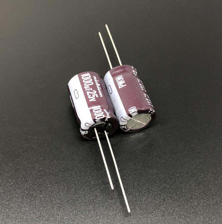 10pcs-100pcs-1000uf-25v-nichicon-pw-series-12-5x20mm-low-impedance-long-life-25v1000uf-aluminum-electrolytic-capacitor