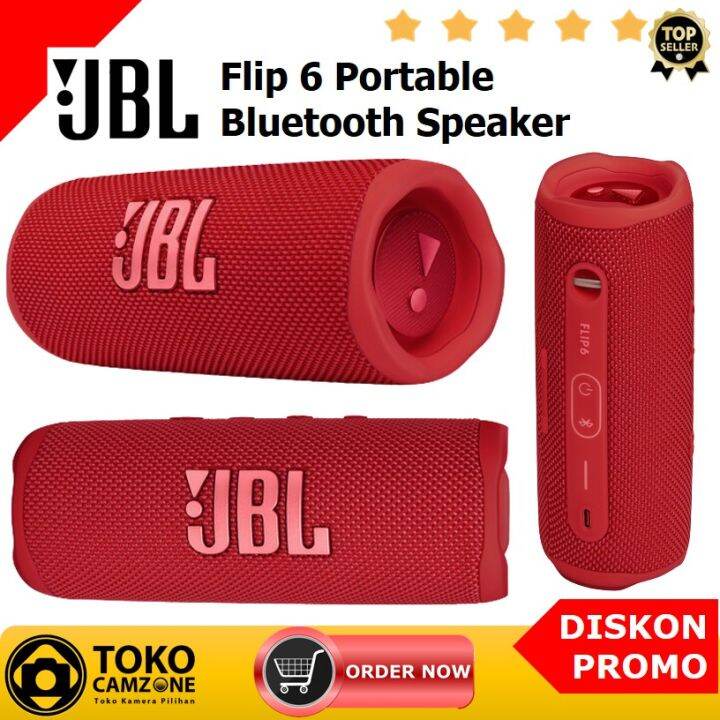 Jbl Flip 6 Bluetooth Speaker Flip6 Portable Waterproof Red Lazada