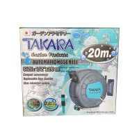 สายยางโรลติดผนัง TAKARA DGT1150-S ขนาด 1/2 นิ้ว แบบ 15 เมตร และ 20 เมตร