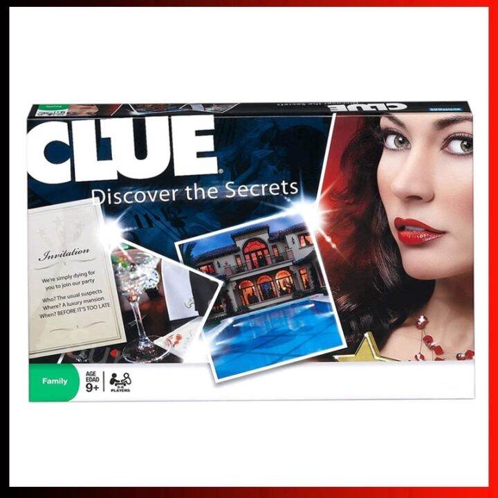 [พร้อมส่ง] บอร์ดเกมภาษาอังกฤษ Clue - Discover The Secrets Board Game ...