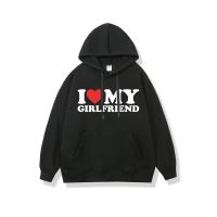 Funny I Love Heart My friend Print Hoodie Men Vintage Oversized Hoodies Birthday Gift Sweatshirt Mens Casual Clothing Size XS-4XL