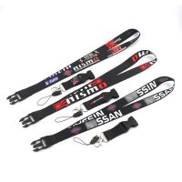 Car Lanyard Neck Straps Keychain Jdm Auto Refitting Racing Key ID Holders Cell Phone Ring for Nissan Nismo GTR