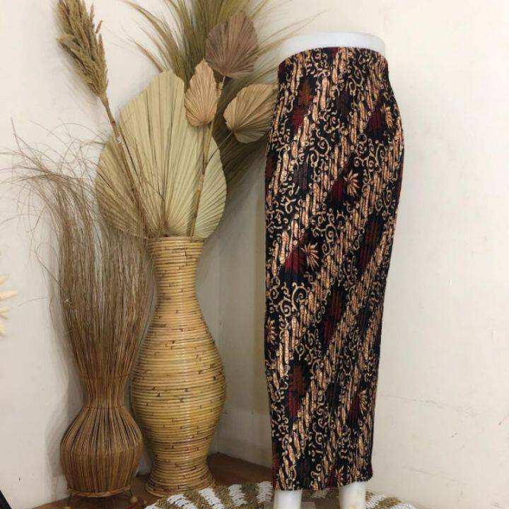 Rok Plisket Batik Terbaru Rok Batik Rempel Rok Pesta Kondangan Rok Seragam Pesta Rok 7479