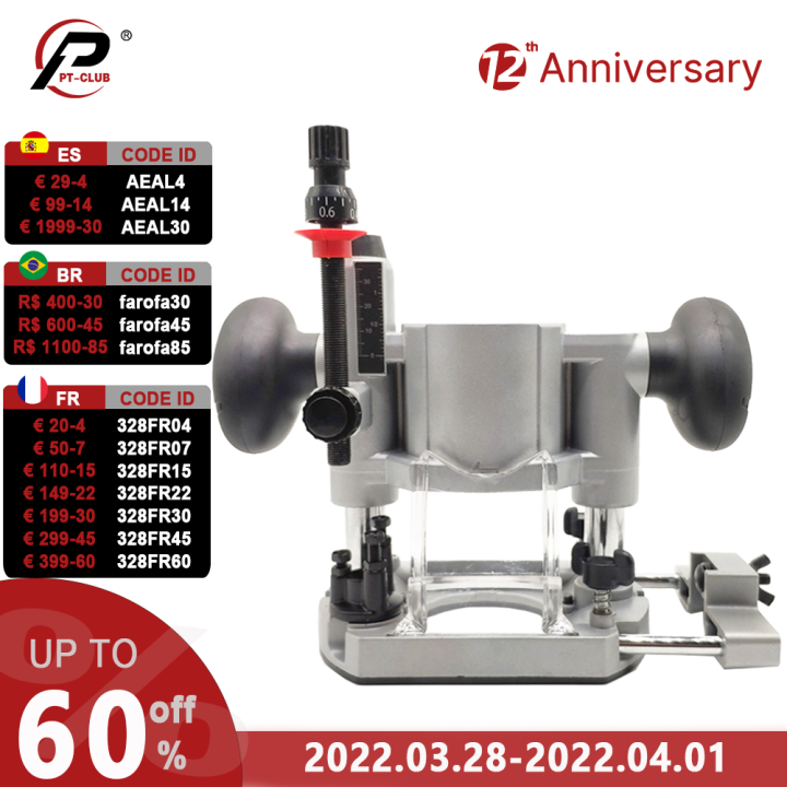 Compact Plunge Router Milling Trimming Machine Base for Electric ...