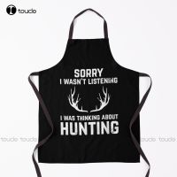 New Funny Hunting Gift For Bow And Rifle Deer Hunters Apron White Waist Apron Unisex Aprons