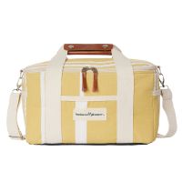 Business &amp; Pleasure The Premium Cooler Bag - Vintage Yellow Stripe