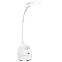 LED Desk Lamp , 3 Color Modes, with Pen Holder 360° for Home ,White