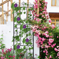 UNHO ชุดละ 2 ชิ้น รั้วแต่งสวน 71.6in Tall Metal Garden Fence รั้วตกแต่งสวน เหมาะสําหรับการขยายพันธุ์พืช รั้วตกแต่งสวน