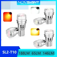 Novsight ใหม่ล่าสุด SL2 T10 ไฟสัญญาณ LED ไฟอ่านหนังสือ ไฟเพดาน ไฟท้าย Mini Plug&amp;Play สีขาว&amp;สีแดง&amp;สีเหลือง Ready Stock 2 ชิ้น