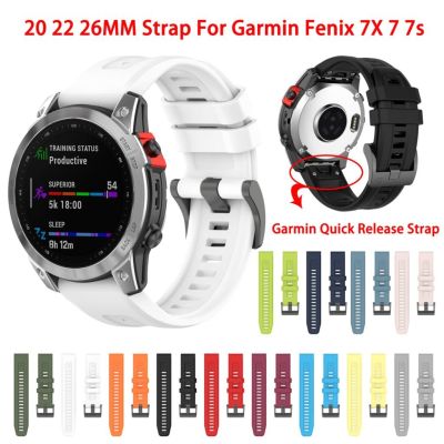 ☃ 20 22 26mm smartband z zegarkiem dla Garmin Fenix 7x7 7s 6x6 Pro 6s 5x5 5s plus 3 3hr paski do inteligentnych zegarków Quick Release bransoletka