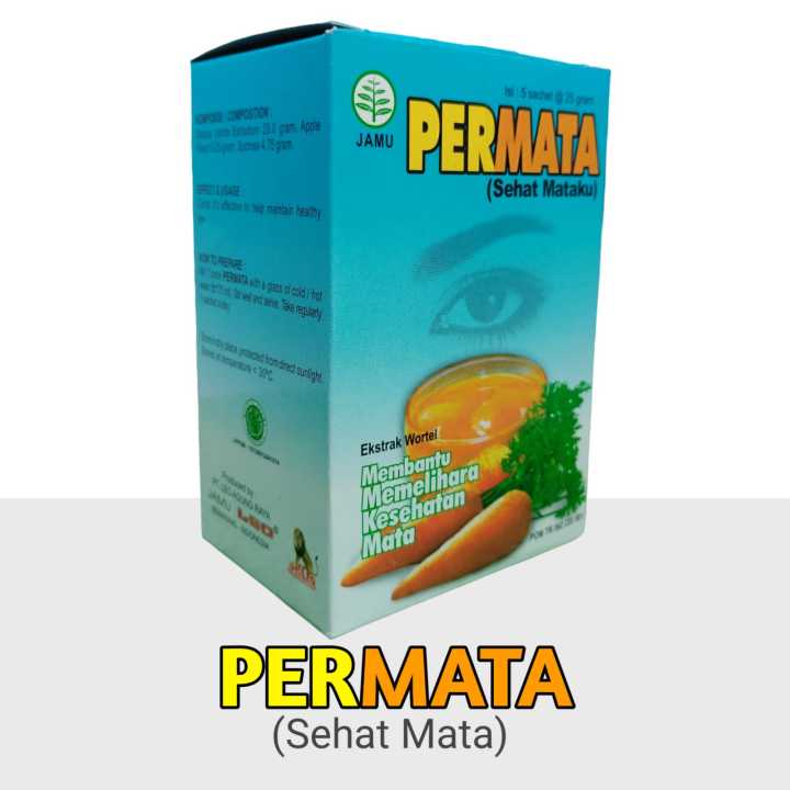 Permata Sehat Mataku Ekstrak Wortel Obat Mata Jamu Permata