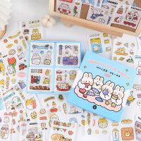 100 Zhang Notebook Sticker Cute Girl Decorative Small Pattern Japanese Girl Journal Stickers