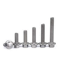 304 A2-70 Stainless Steel Flange Serrated Hexagon Bolts M5 M6 M8 M10 M12 Hexagonal Flange Screws GB5789