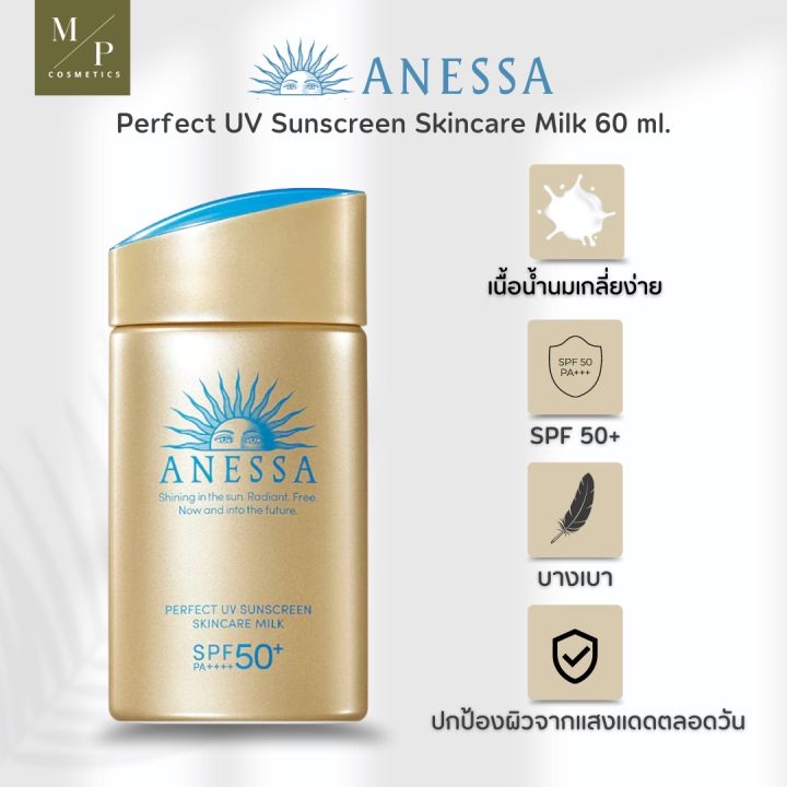 กันแดด-anessa-perfect-uv-sunscreen-skincare-milk-spf50-pa-60ml