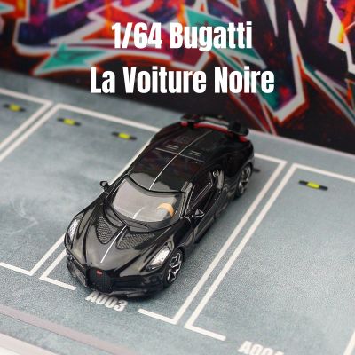 1/64 Bugatti La Voiture Noire Toy Car Jackiekim Miniauto 3 Super Sport Model Free Wheel Diecast Metal Collection Gift Boy