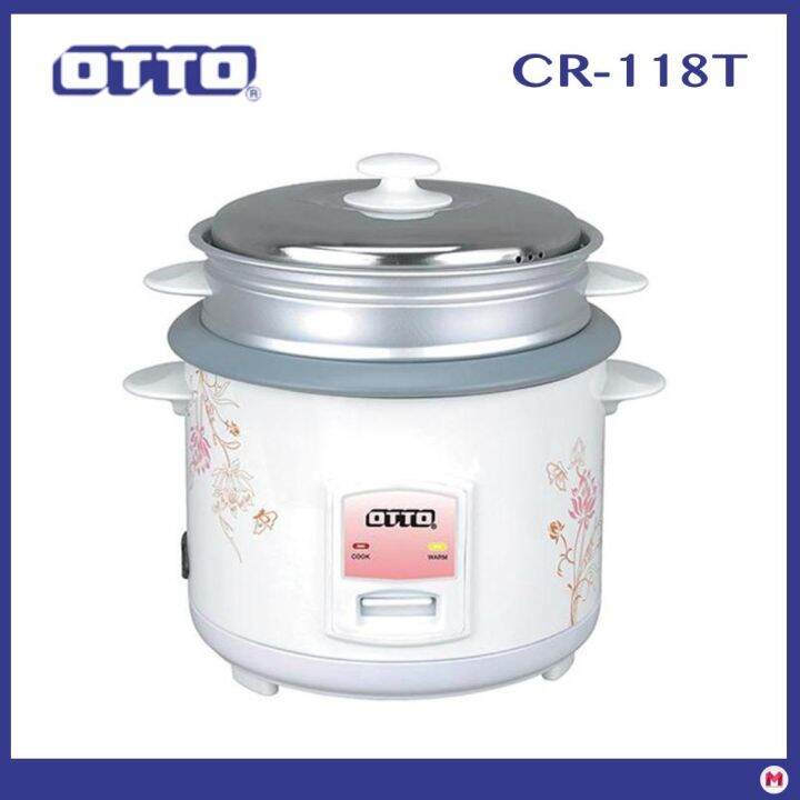 otto-หม้อหุงข้าวไฟฟ้า-1-8-ลิตร-รุ่น-cr-118t-คละลาย-คละสี-หม้อหุงข้าว