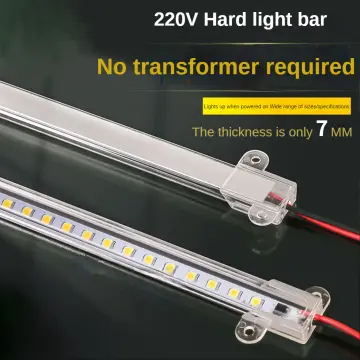 30cm 220V barra led Rigid Light Strip High Brightness 8W 72LEDs Fluorescent  Floodlight Tube Bar Industries Showcase Display Lamp