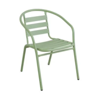 Aluminum alloy chair (max load 100-110 kg.) size 54x62x74 cm.