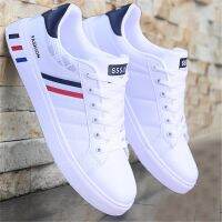 Casual Men Shoes Lightweight Breathable Men Shoes Flat Lace-Up Sneaker Mens White Sneakers Business Travel Tenis Masculino