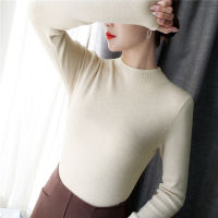 GIGOGOU Women Sweaters Elegant Slim Fit Long Sleeve Pullover Top Korean Fashion Soft Knitted Jumper Autumn Winter Haut Femme